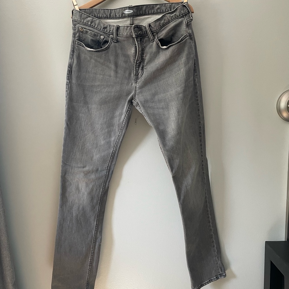 Old Navy Men's Slim 24/7 Jeans in Grey Wash - 32x32